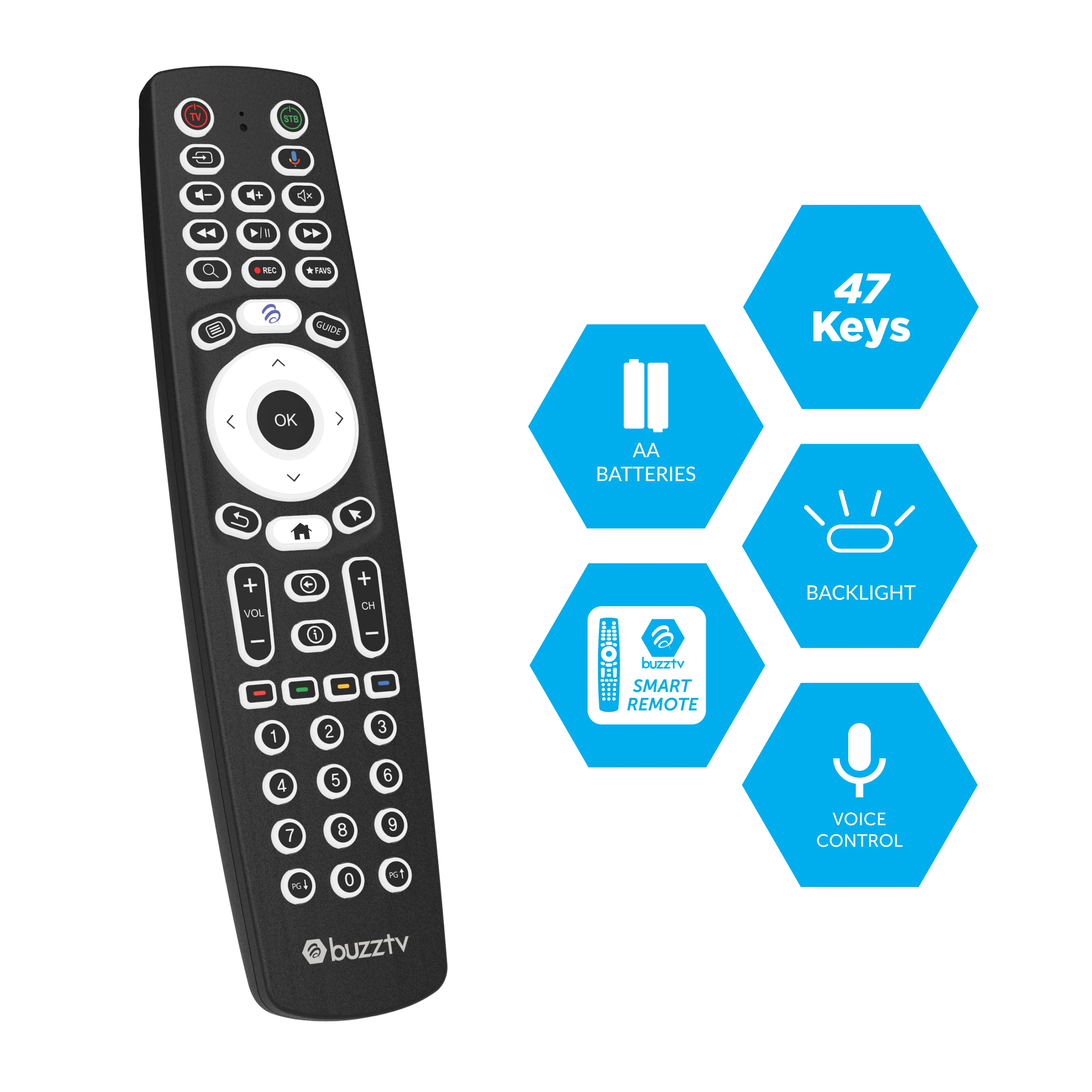 BuzzTV BT-500 Smart Voice Remote - Image 2