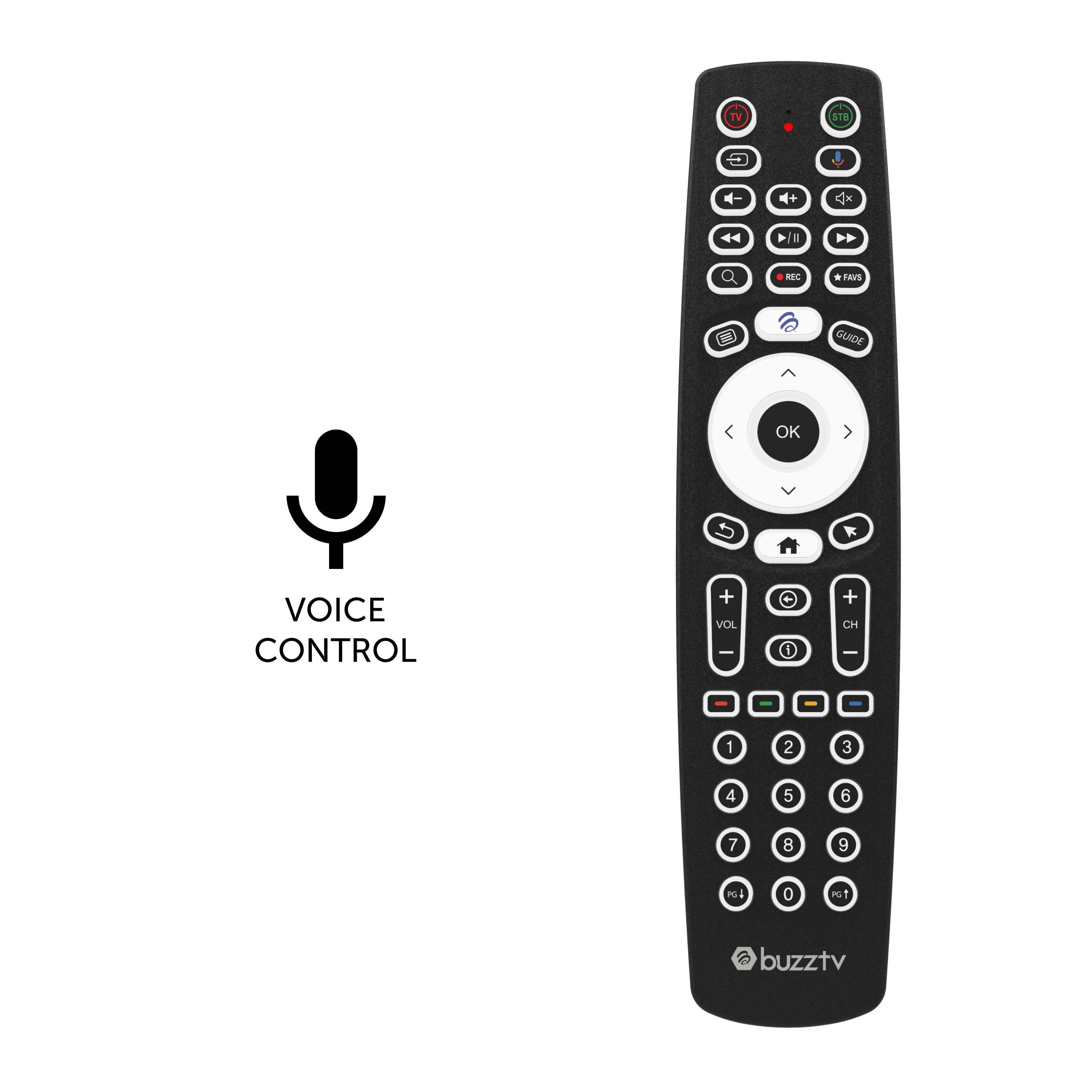 BuzzTV BT-500 Smart Voice Remote - Image 3