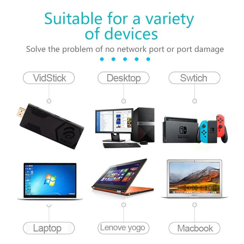 USB 3.0 1GByte Ethernet Adapter Network Card to RJ45 Lan for VidStick VidStick+ - Image 4